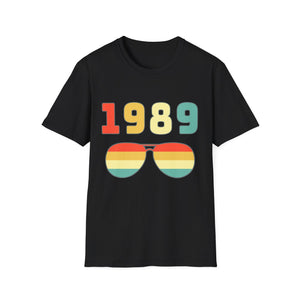 Vintage 1989 T Shirts for Men Retro Funny 1989 Birthday Men Shirts