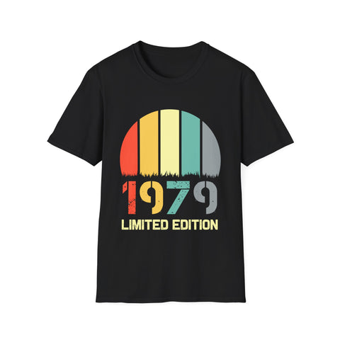 Vintage 1979 TShirt Men Limited Edition BDay 1979 Birthday Mens T Shirts