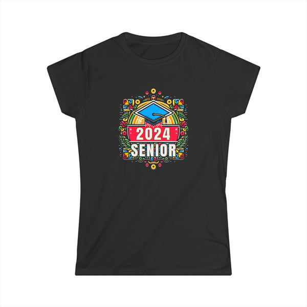 Senior 2024 Class of 2024 Back To School Teacher Students Women Shirts