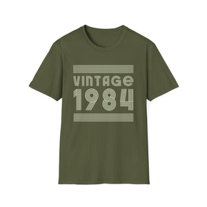 Vintage 1984 T Shirts for Men Retro Funny 1984 Birthday Men Shirts