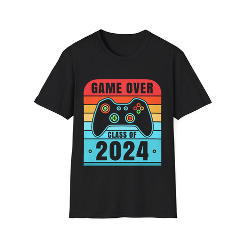Senior Class of 2024 Gamer Seniors Gaming 2024 Graduation Mens T Shirts