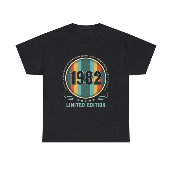 Vintage 1982 TShirt Women Limited Edition BDay 1982 Birthday Womens Shirt Plus Size