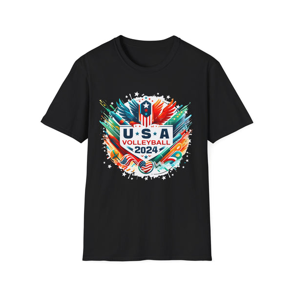 USA 2024 Summer Games Volleyball America Sports 2024 USA Men Shirts