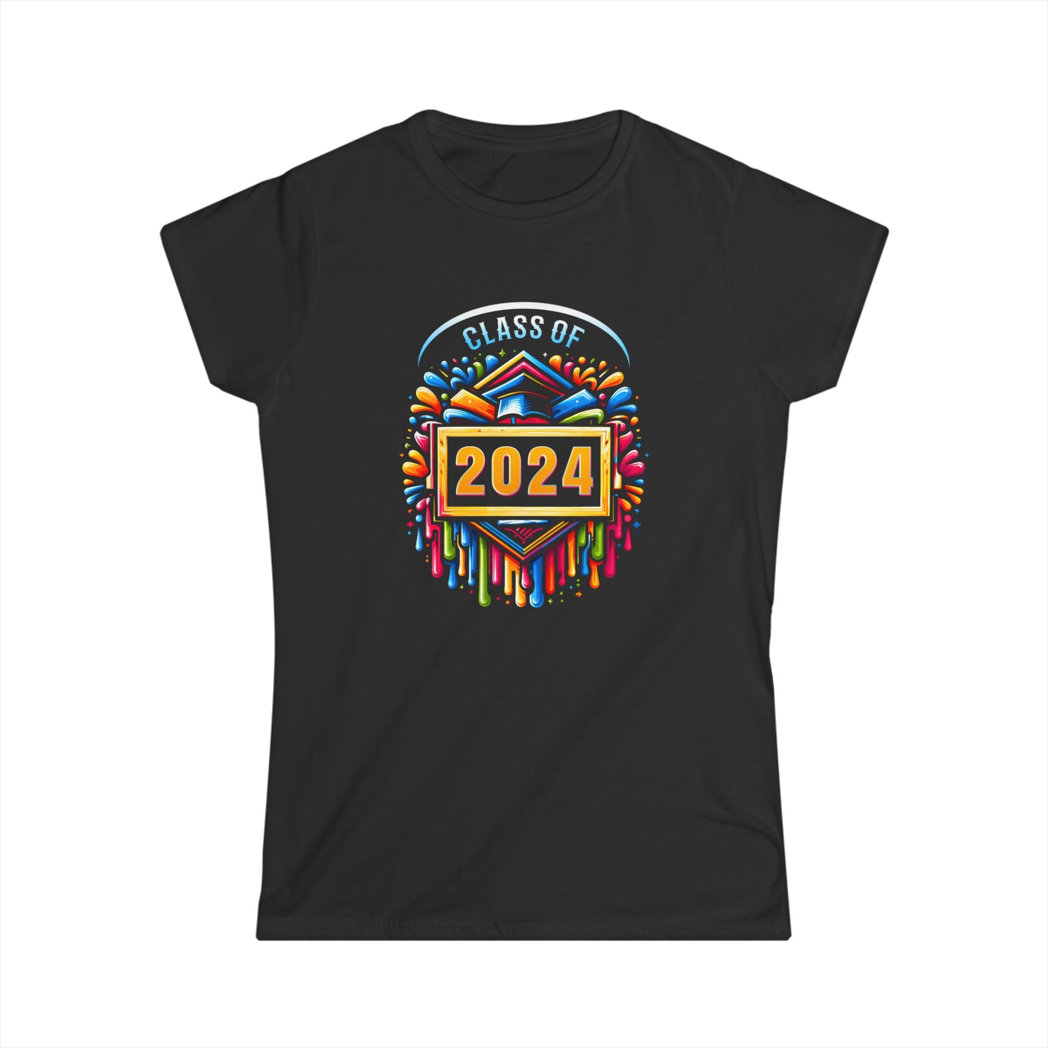 Senior 24 Graduation Class of 2024 Cute Senior 2024 Shirts for Women