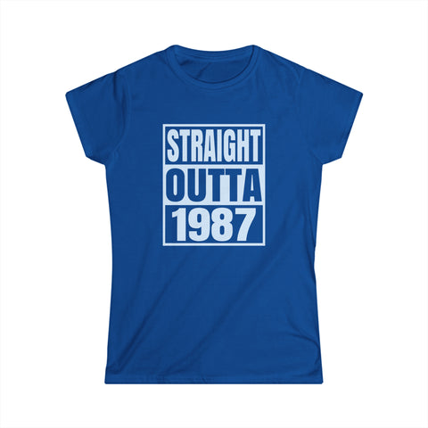 Vintage 1987 TShirt Women Limited Edition BDay 1987 Birthday Womens T Shirts