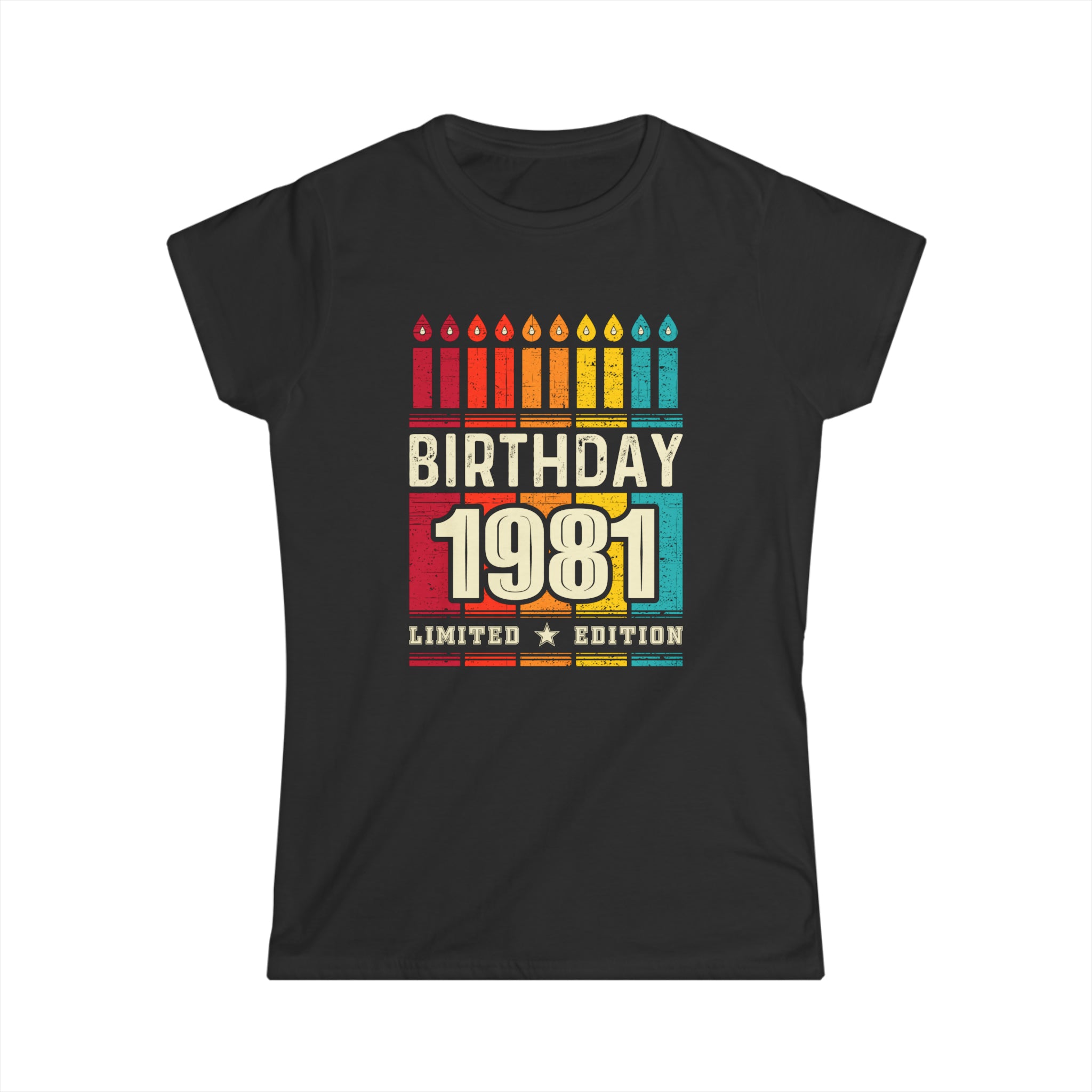 Vintage 1981 TShirt Women Limited Edition BDay 1981 Birthday Women Tops