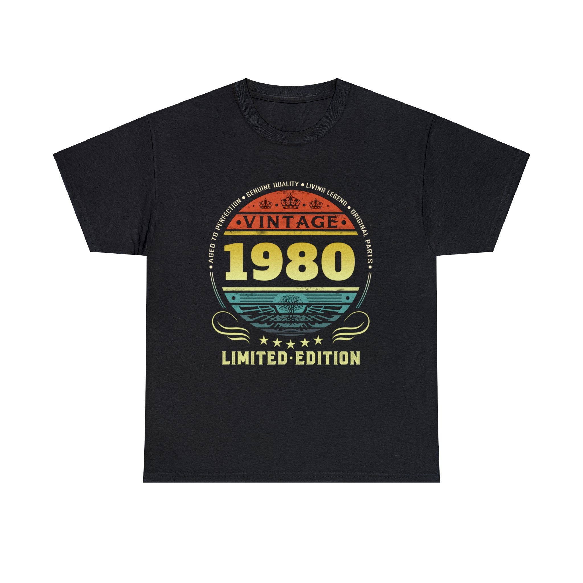 Vintage 1980 Limited Edition 1980 Birthday Shirts for Men Big and Tall Shirts for Men Plus Size