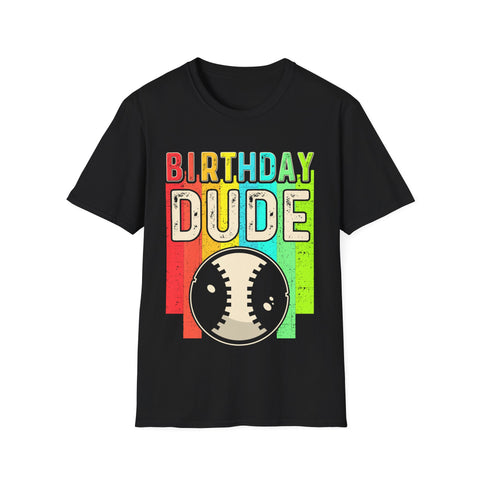 Perfect Dude Birthday Boy Baseball Game Birthday Dude Birthday Gift Men Dude Men Shirts