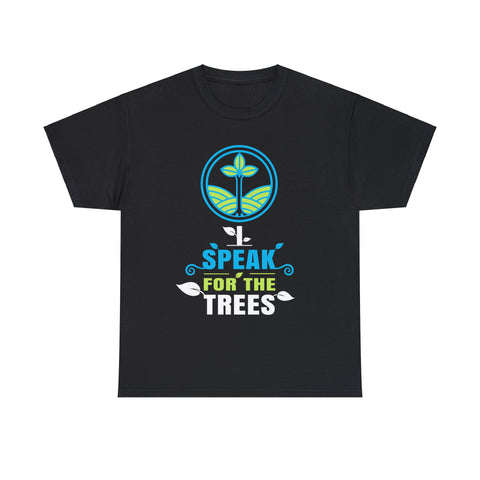 I Speak For Trees Earth Day Save Earth Inspiration Hippie Mens Shirt Plus Size Big and Tall