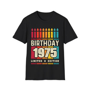 Vintage 1975 TShirt Men Limited Edition BDay 1975 Birthday Men Shirts