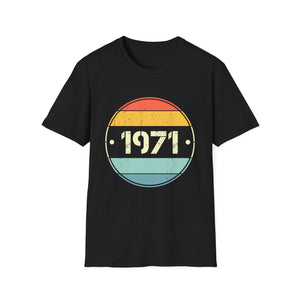 Vintage 1971 Birthday Shirts for Men Funny 1971 Birthday Men Shirts