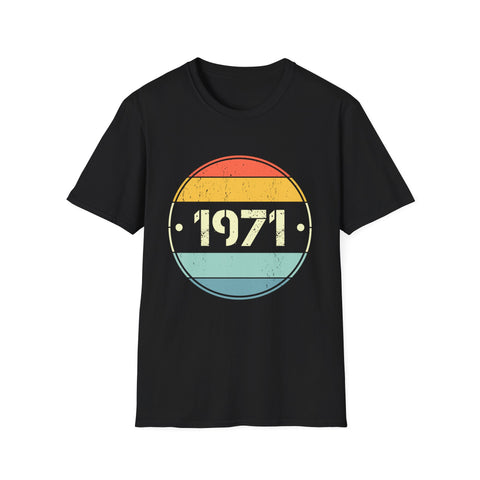 Vintage 1971 Birthday Shirts for Men Funny 1971 Birthday Men Shirts