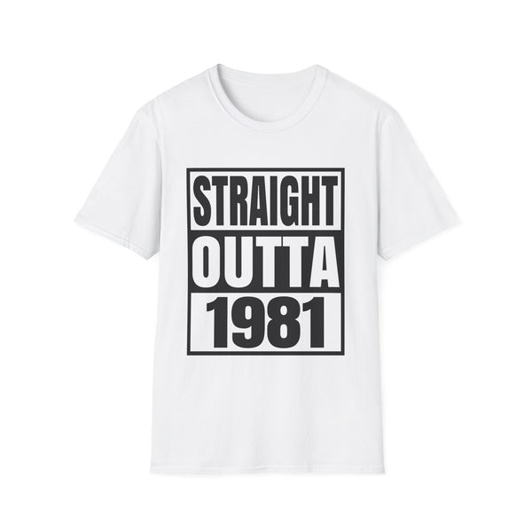 Vintage 1981 TShirt Men Limited Edition BDay 1981 Birthday Mens T Shirt