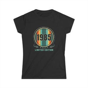 Vintage 1985 TShirt Women Limited Edition BDay 1985 Birthday Shirts for Women