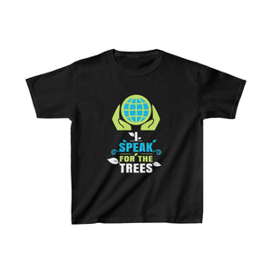 I Speak For Trees Planet Save Earth Day Graphic Shirts for Boys