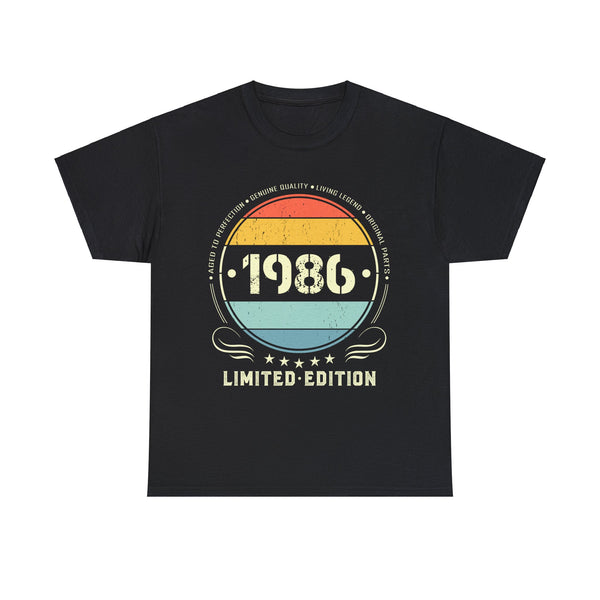 Vintage 1986 Limited Edition 1986 Birthday Shirts for Women Women Shirts Plus Size
