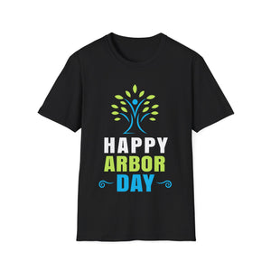 Happy Arbor Day Tree Hugger Cool Earth Day Arbor Day Mens Shirt