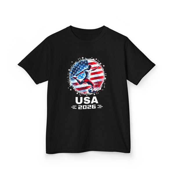 USA Player 2026 Team Boys Kids Girls Youth Teen USA 2026 T-Shirts for Kids Youth