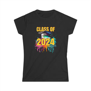 Senior 2024 Class of 2024 for College High School Senior Shirts for Women