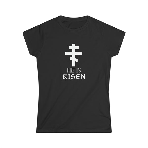 Happy Easter Jesus He Has Risen Orthodox Christian Easter Women Tops