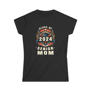 Proud Mom Class of 2024 Mom 2024 Graduate Senior Mom 2024 Women Shirts