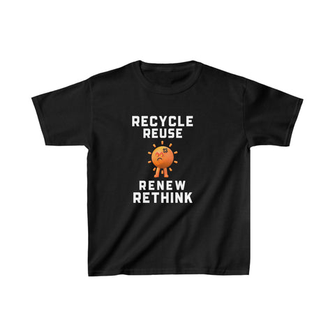 Activism Environment Reuse Renew Rethink Environmental Crisis Boys Tshirts