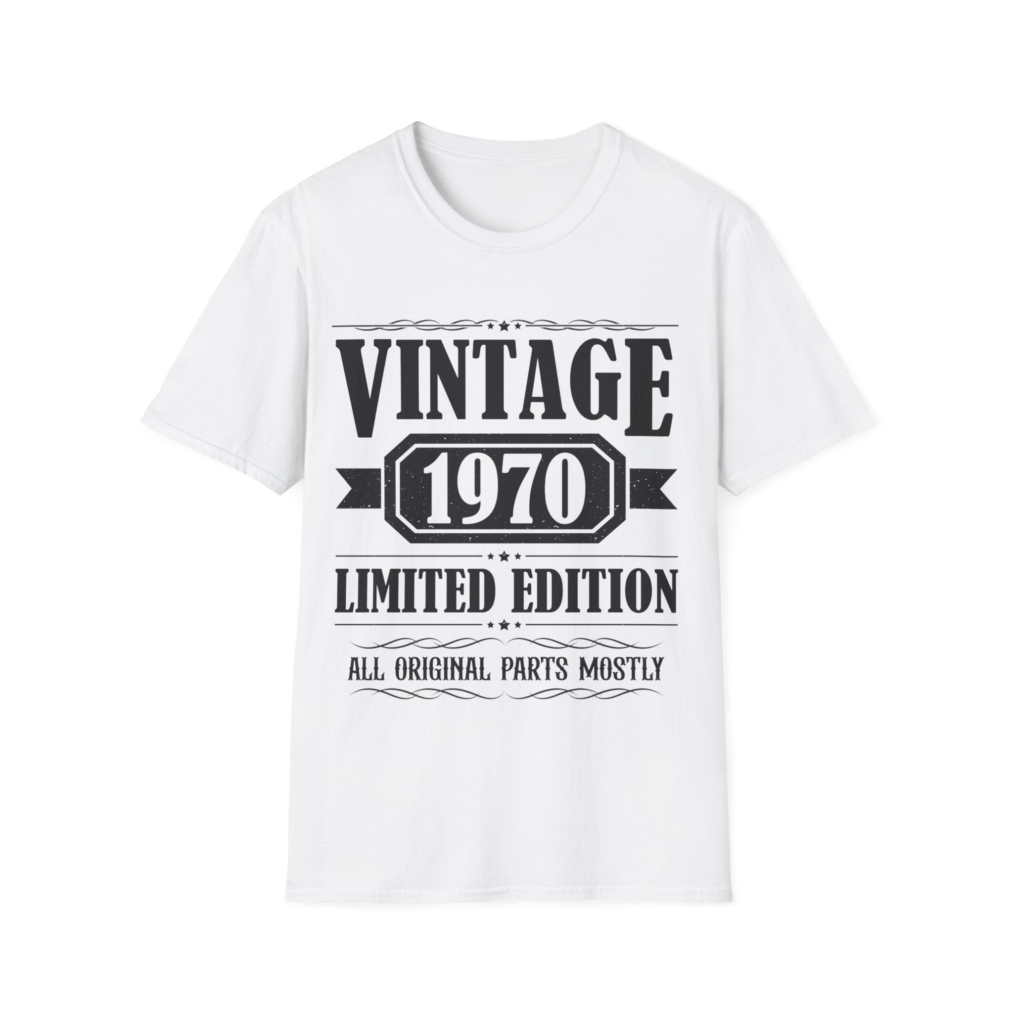 Vintage 1970 T Shirts for Men Retro Funny 1970 Birthday Mens Shirt