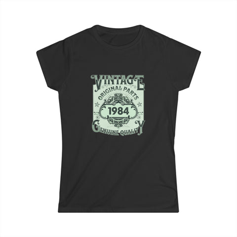 Vintage 1984 TShirt Women Limited Edition BDay 1984 Birthday Womens T Shirts