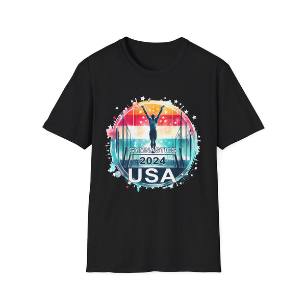 USA 2024 Games United States Sport 2024 USA Mens Gymnastics Mens T Shirt