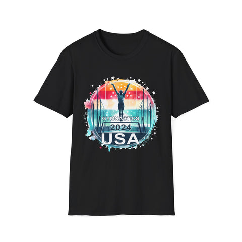 USA 2024 Games United States Sport 2024 USA Mens Gymnastics Mens T Shirt