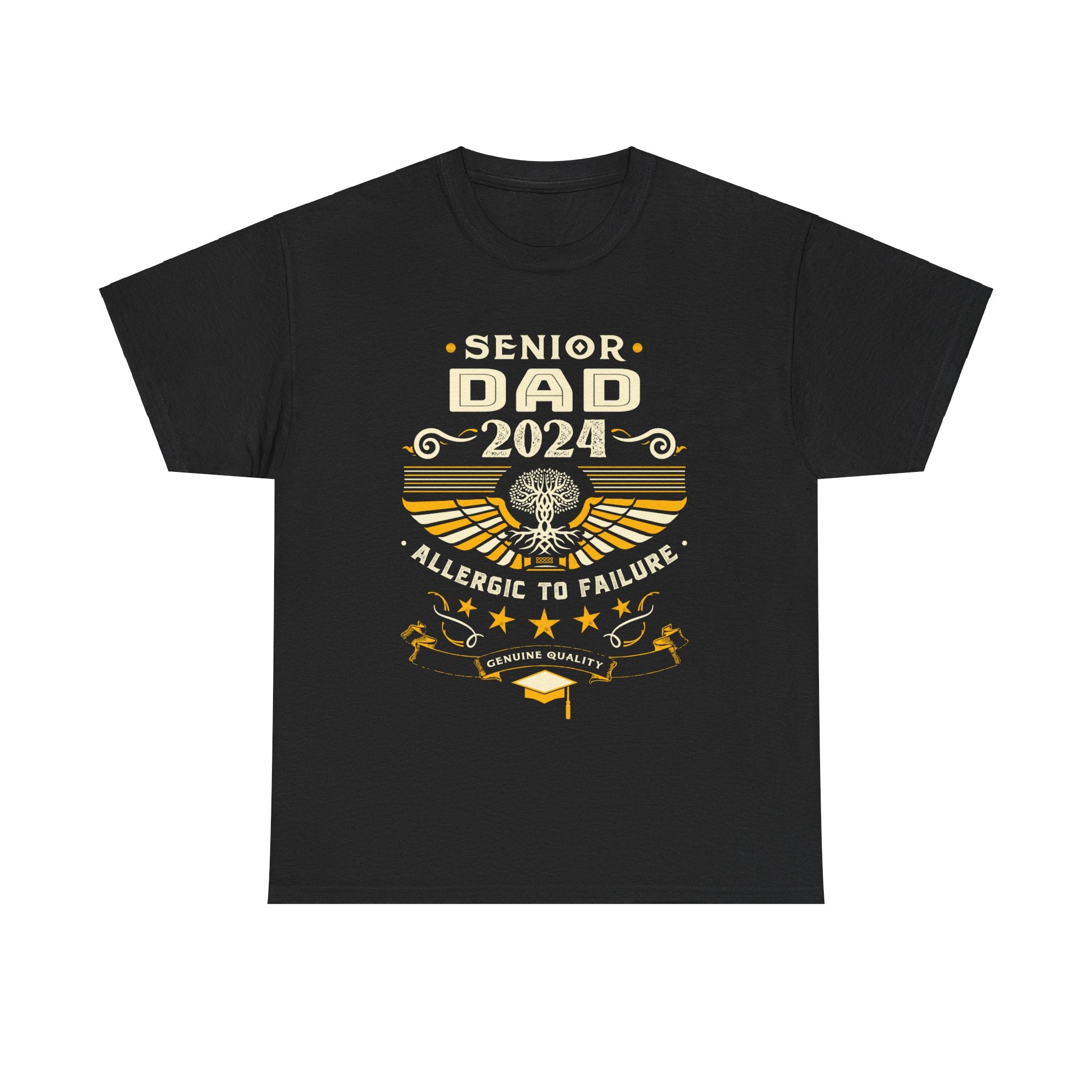 Proud Senior Dad Shirt Class of 2024 Decorations 2024 Mens Tshirts for Men Big and Tall