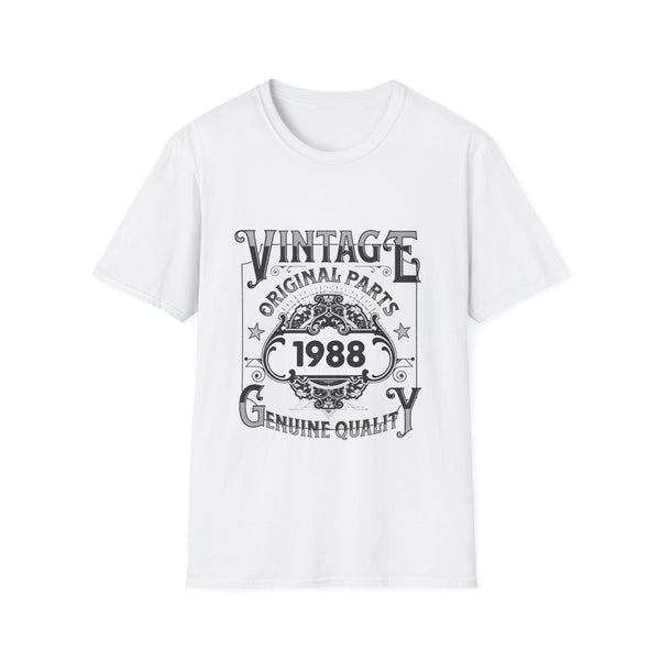 Vintage 1988 TShirt Men Limited Edition BDay 1988 Birthday Mens Tshirts