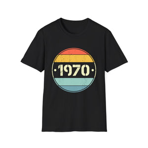 Vintage 1970 Birthday Shirts for Men Funny 1970 Birthday Men Shirts