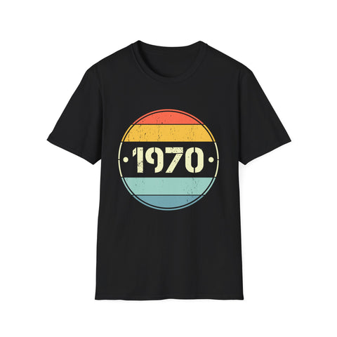 Vintage 1970 Birthday Shirts for Men Funny 1970 Birthday Men Shirts