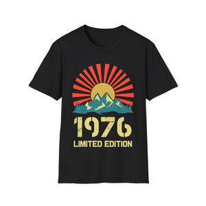 Vintage 1976 Limited Edition 1976 Birthday Shirts for Men Shirts for Men