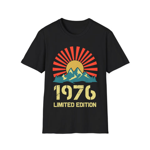 Vintage 1976 Limited Edition 1976 Birthday Shirts for Men Shirts for Men