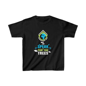 Earth Day I Speak For The Trees Design Nature Lover T Shirts for Boys