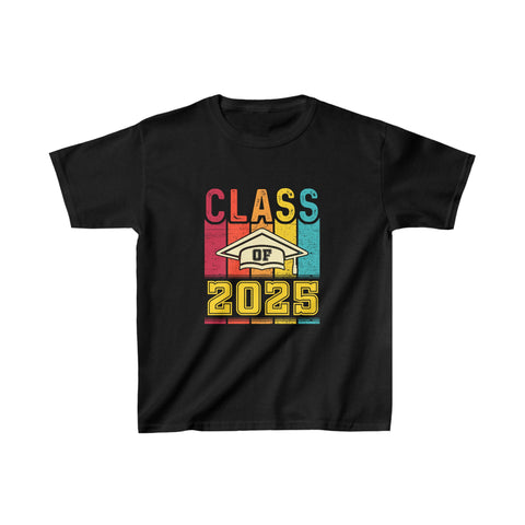 Class of 2025 College University High School Future Graduate Shirts for Boys