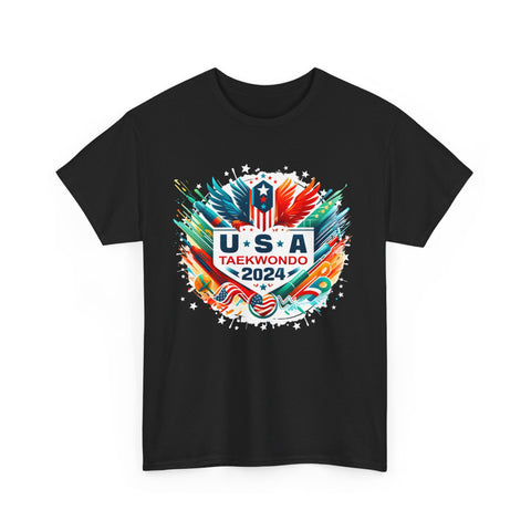 USA 2024 United States 2024 Games Taekwondo 2024 Taekwondo Mens Tshirts for Men Big and Tall