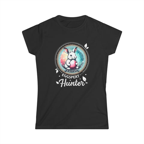 Easter Outfits for Women Men Easter Tshirt Rabbit Easter Womens T Shirt