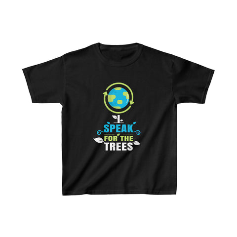 Earth Day I Speak For The Trees Design Nature Lover Girls Tshirts
