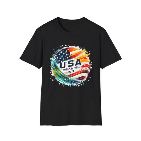 USA 2024 Go United States America 2024 USA Track and Field Mens T Shirt