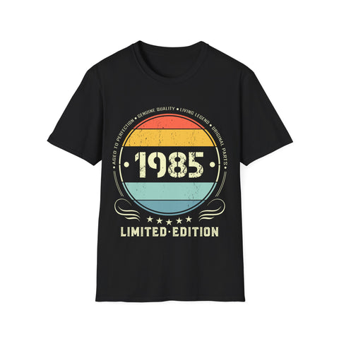 Vintage 1985 Limited Edition 1985 Birthday Shirts for Men Mens Tshirts