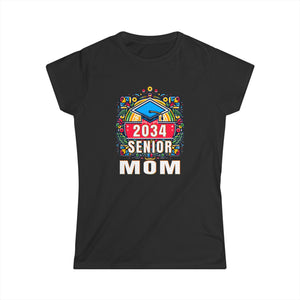 Senior Mom Class of 2034 Senior Year Proud Mom Senior 2034 Women Shirts