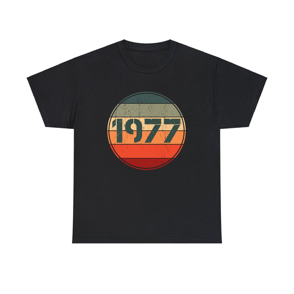 Vintage 1977 Birthday Shirts for Men Funny 1977 Birthday Mens Tshirts for Men Big and Tall