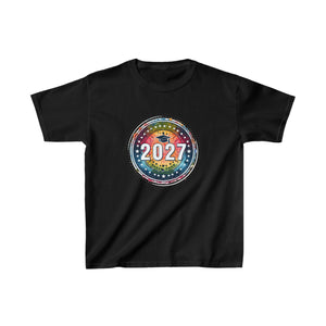 Class of 2027 Grow With Me First Day of School Boys Shirts