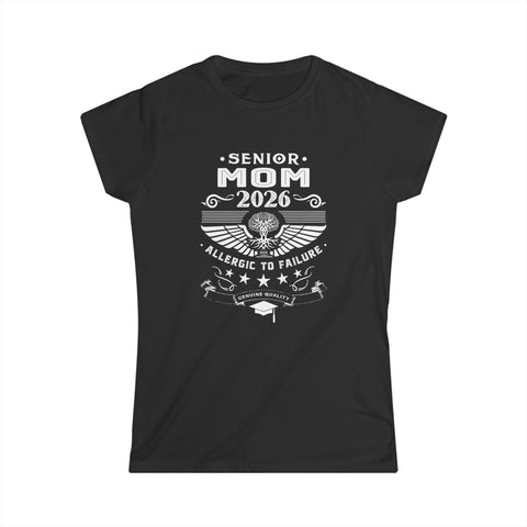 Senior 2026 Mom Graduate Cute Class of 2026 Shirt 2026 Shirts for Women