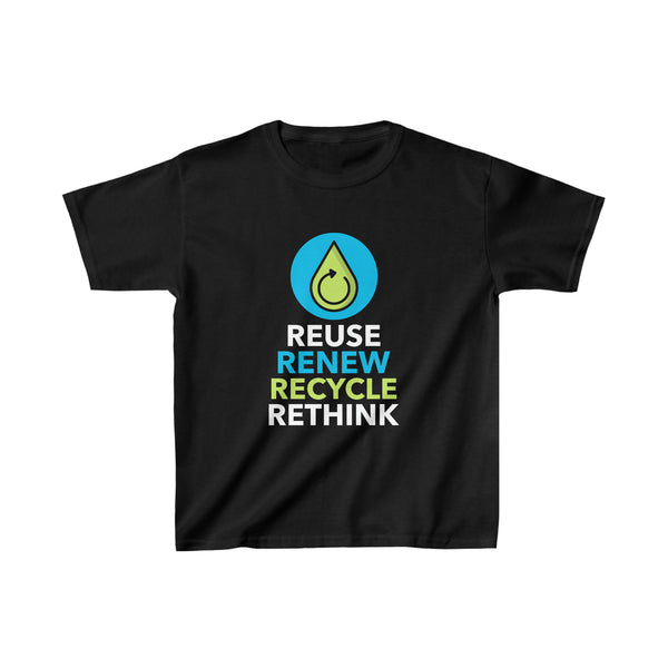 Environmental Earth Day Gift Environment Reduce Reuse Environmental Girls T Shirts