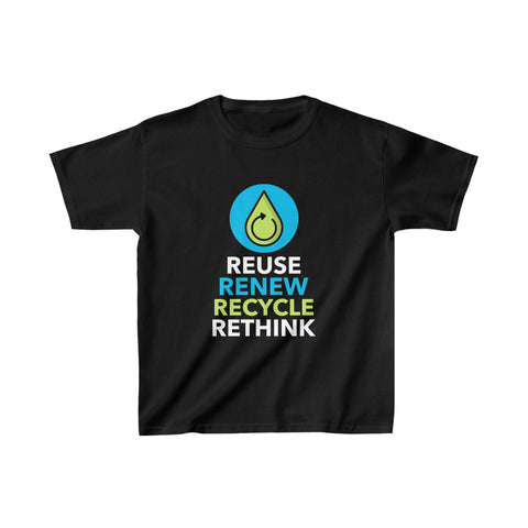 Environmental Earth Day Gift Environment Reduce Reuse Environmental Girls T Shirts