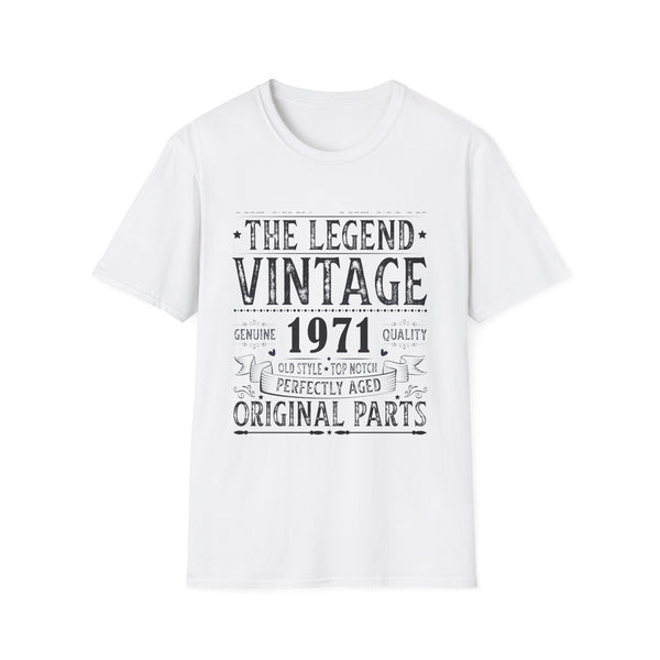 Vintage 1971 TShirt Men Limited Edition BDay 1971 Birthday Mens T Shirt